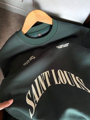 Premium Oversized Sweatshirt-Bottle Green_img_2