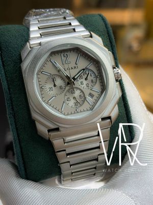 BVLGARI MATT SILVER CHAIN GREY DIAL_img_0