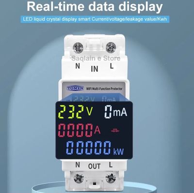 TOMZN TOMPD-63SW WiFi Smart Circuit Breaker with Real-Time Energy Monitoring and App Control_img_2