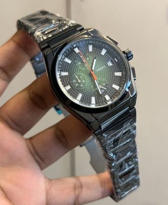 FOSSIL CH FULL BLACK GREEN DIAL_img_0