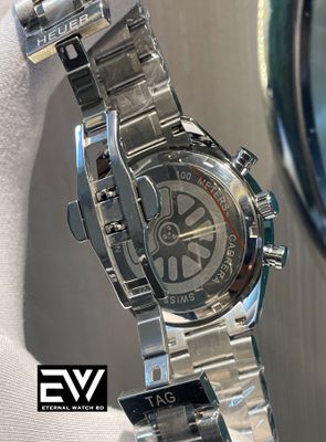 TAG CH 3 CHRONO SILVER BODY WHITE DIAL_img_1