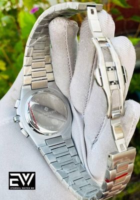 PATEK QUARTZ SILVER CH BLACK DIAL_img_1