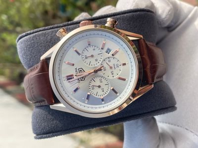TAG C3 HRONO BROWN BELT ROSEGOLD CASE WHITE DIAL_img_2