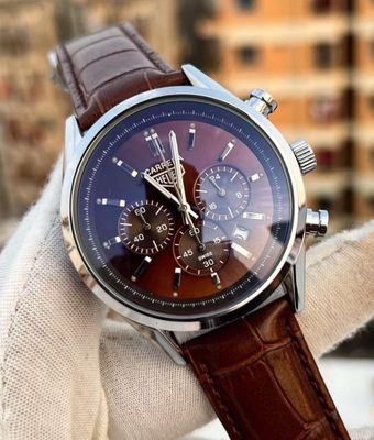TAG 3 CHEONO BROWN BELT SILVER CASE BROWN DIAL_img_0