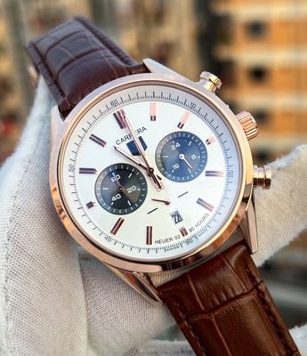 TAG 2 CHRONO RG CASE WHITE DIAL BROWN DIAL BLACK SUB_img_0