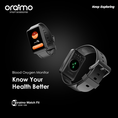 Oraimo OSW-18N 1.57” TFT Waterproof Smartwatch- Black_img_2