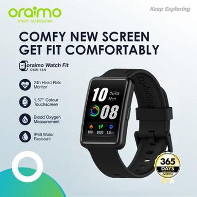 Oraimo OSW-18N 1.57” TFT Waterproof Smartwatch- Black_img_4