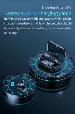 M10 tws Wireless Earphone Touch Bluetooth Earplug In Ear Stereo Sport Headsets cvc8.0 Digital Display Black Good If With No Reduction_img_1