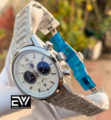 TAG CH 2 CHRONO SILVER BODY WHITE DIAL_img_1