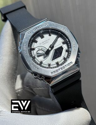 CASIO GSHOCK GM 2100 TITANIUM CASE GRAY DIAL BLACK BELT_img_0