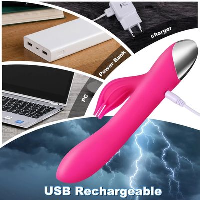 Powerful Rabbit Vibrator for Women G Spot Clitoris stimulation 10 Speed Dildo Masturbator Rechargeable Sex Toys For Adult 18+_img_2
