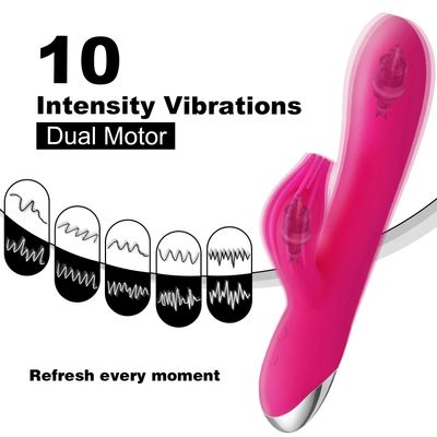 Powerful Rabbit Vibrator for Women G Spot Clitoris stimulation 10 Speed Dildo Masturbator Rechargeable Sex Toys For Adult 18+_img_4