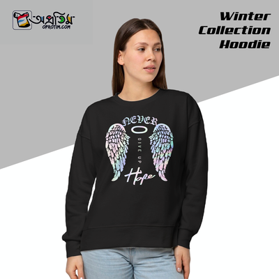 Ladies Black Design Printed Sweatshirt_img_0