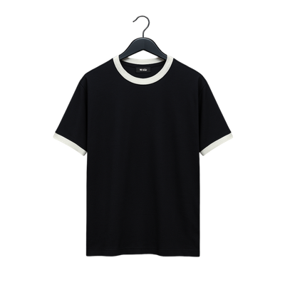 VE Gear “CLASSIC RIDER”  Black and white Oversized T-shirt_img_1