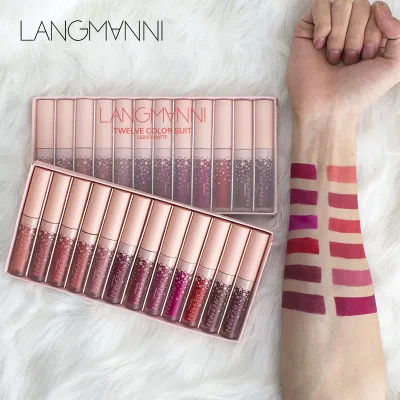 💋Langmanni 12 colour Suit Liquid Matte Lipstick💋_img_0