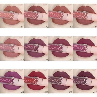 💋Langmanni 12 colour Suit Liquid Matte Lipstick💋_img_2