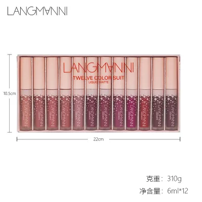 💋Langmanni 12 colour Suit Liquid Matte Lipstick💋_img_3