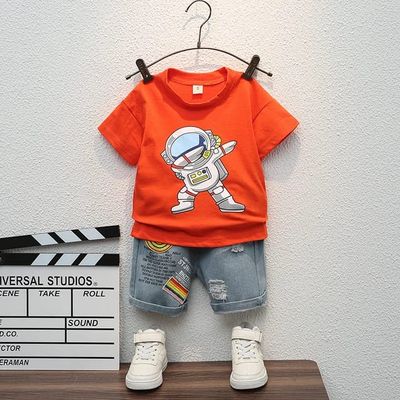 Denim Shorts & T-shirt set_img_1