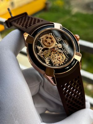Jacob & Co Rose gold Case Brown Belt_img_0
