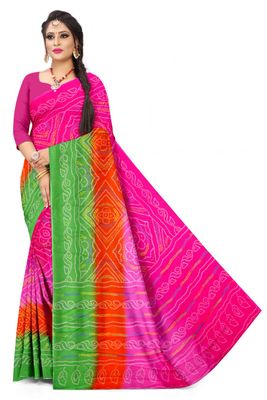 ইন্ডিয়ান চুনরি প্রিন্ট শাড়ী_img_0