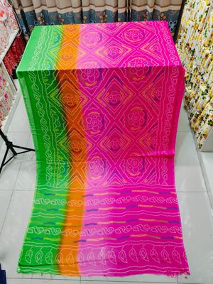 ইন্ডিয়ান চুনরি প্রিন্ট শাড়ী_img_2