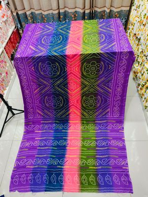 ইন্ডিয়ান চুনরি প্রিন্ট শাড়ী_img_4