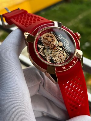 Jacob & Co Rose Gold Case Red Belt_img_0