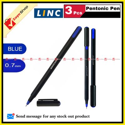 Linc Pentonic Ball Pen 0.7mm Black /Blue / Red 3 pcs_img_1