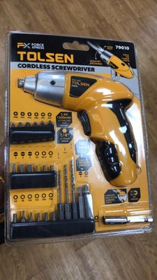 Tolsen 3.6V Cordless Screwdriver with 24pcs Accessories 79010_img_5