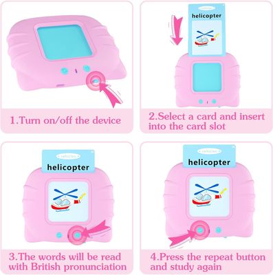 Kids Smart Card Learning Machine – Educational Talking Flash Cards Toy_img_1