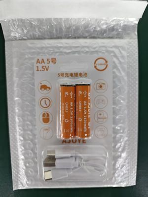 Rechargeable AA Battery 1.5V 2100mWh – USB Li-ion Power Battery_img_3