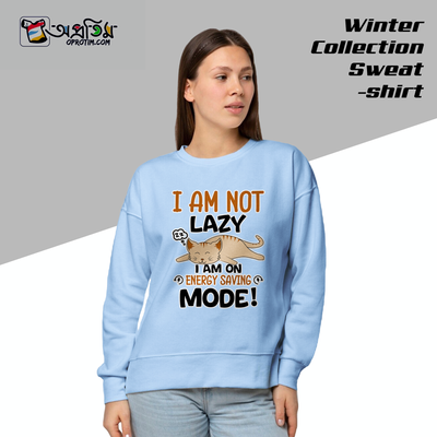 Ladies Black Design Printed Sweatshirt_img_1