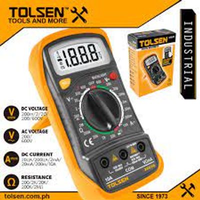 Tolsen Digital Multimeter w/ LCD Color Screen (AC/DC) Model: 38030_img_5