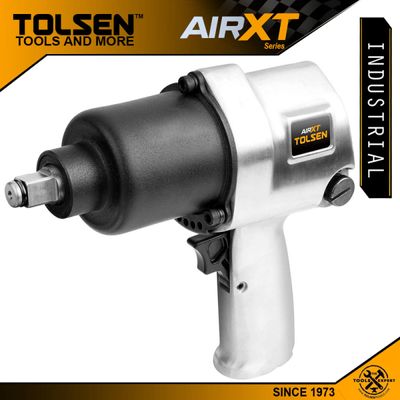 Tolsen 1/2" Air Impact Wrench (1000Nm Torque) Air Compressor Model: 73302_img_1