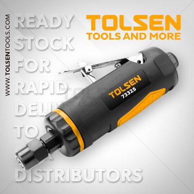 TOLSEN Air Angle Die Grinder (90PSI) 1/4inch Drive Air Compressor Model: 73325_img_3