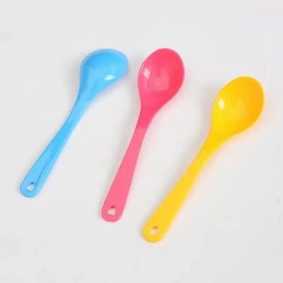 Baby Training Feeding Plastic spoon set(12pis)_img_1