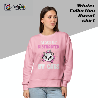 Ladies Black Design Printed Sweatshirt_img_0