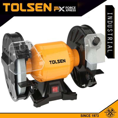 TOLSEN 150W Heavy Duty 2-Stone Bench Grinder Machine 6" Model 79646_img_1