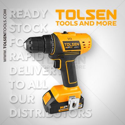 Tolsen 20V Li-Ion Cordless Drill/Screwdriver Model 87211_img_1