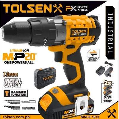 Tolsen 20V LI-ION Cordless Impact Drill/Screwdriver Model 87215_img_1