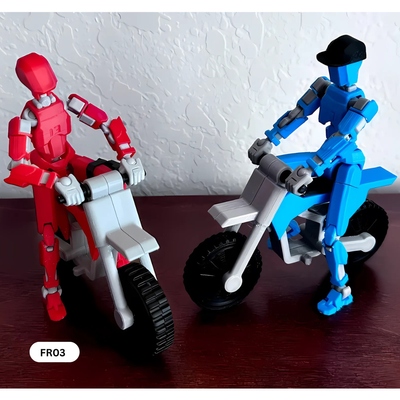 Dummy 13 Dirt Bike – 3D-Printed Poseable Figure & Bike Set by InDecorBD_img_1