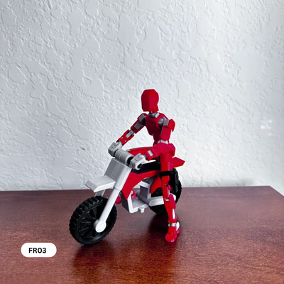 Dummy 13 Dirt Bike – 3D-Printed Poseable Figure & Bike Set by InDecorBD_img_3