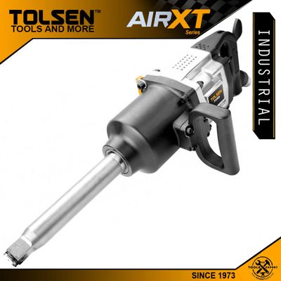 Tolsen Long Nose Air Impact Wrench 1" Square Drive (3200Nm Torque)  Air Compressor Model: 73395_img_5