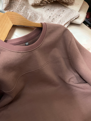 Nude colour Oversized sweatshirt_img_3