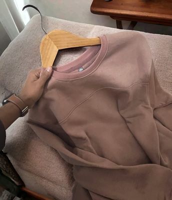 Nude colour Oversized sweatshirt_img_4