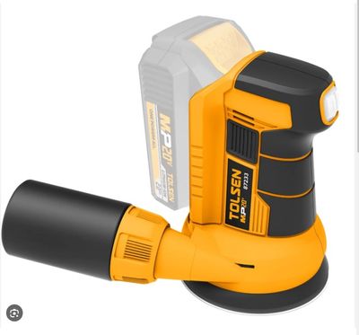 TOLSEN 20V Li-ion Cordless Random Orbit Sander (Battery and Charger Not Included) Model 87233_img_1