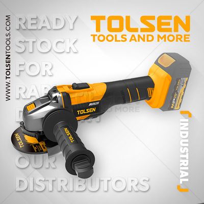 Tolsen Li-ion Brushless Cordless Angle Grinder 20V (Not Included Battery and Charger) Model 87278_img_1