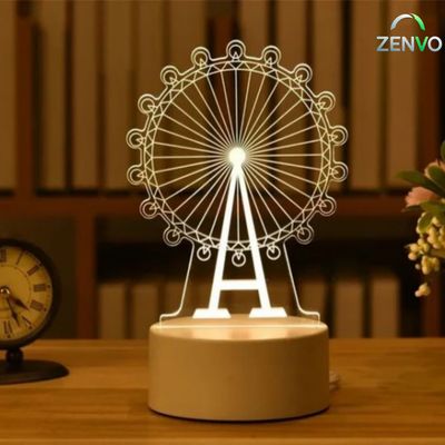 GearUP Acrylic Multicolor Night Lamp (Ferris Wheel)_img_0