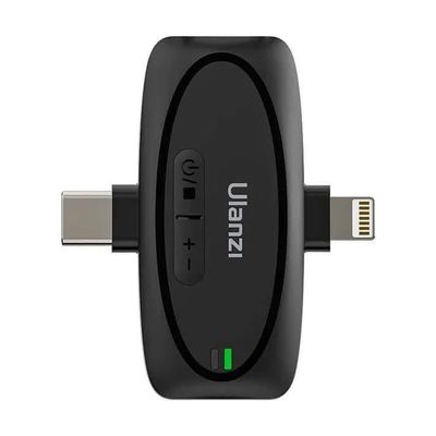Ulanzi V6 3-in-1 Plug-Play Wireless Lavalier Microphone for iPhone/Android/Tablet/Camera_img_2