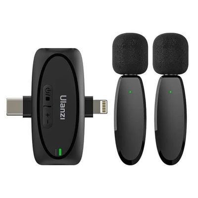 Ulanzi V6 3-in-1 Plug-Play Wireless Lavalier Microphone for iPhone/Android/Tablet/Camera_img_4